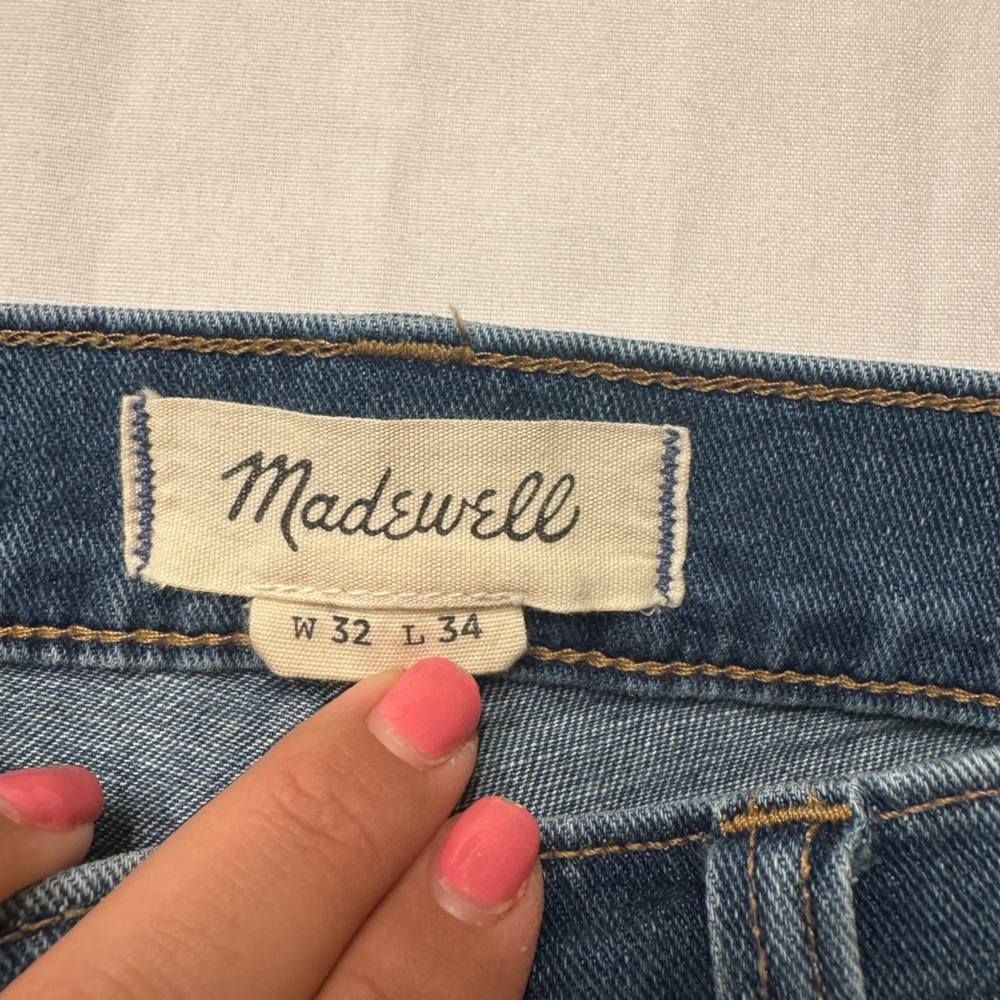 Madewell Women’s Jeans Size 32/34 aka 14 - Picture 5 of 6